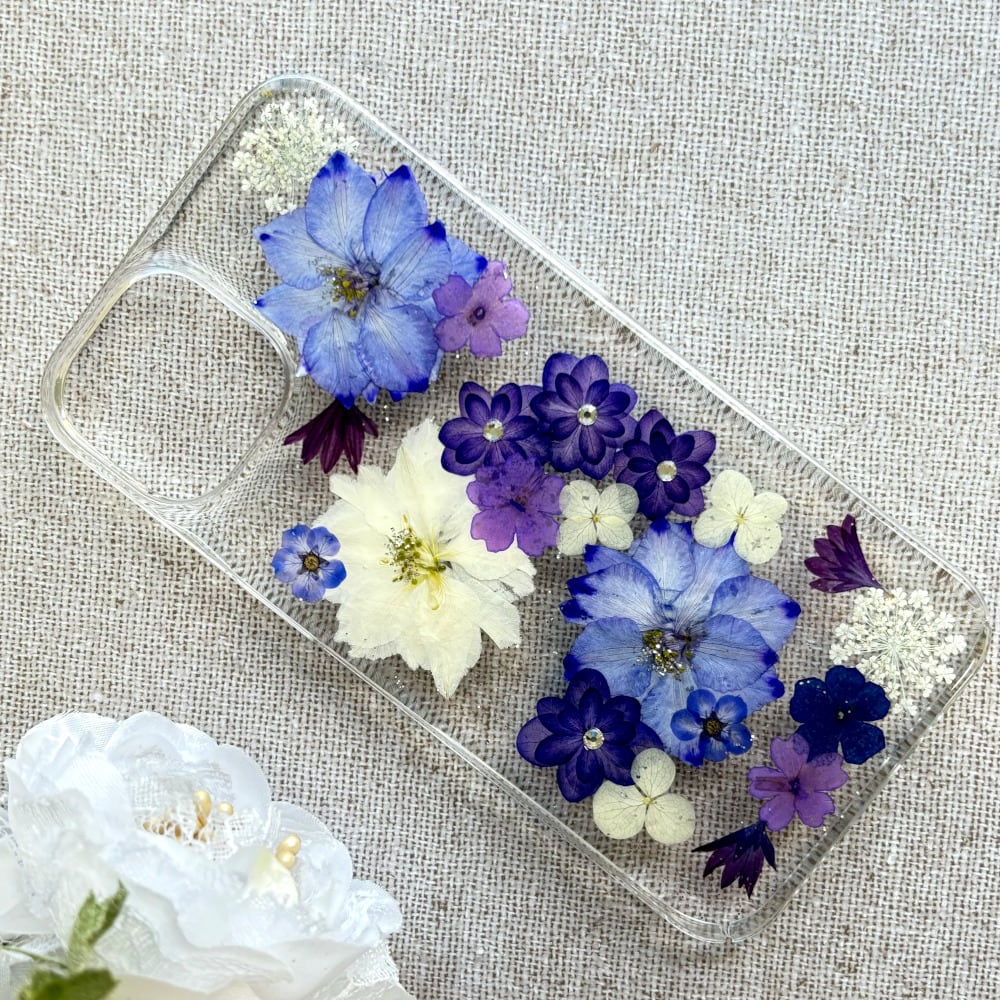 ほぼ全機種対応スマホケース❁】押し花スマホケース NO.689 ほぼ全機種対応スマホケース❁】押し花スマホケース NO.689