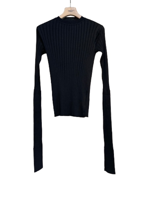 OUAT(オーユーエーティー)/OFFICE SWEATER BLACK