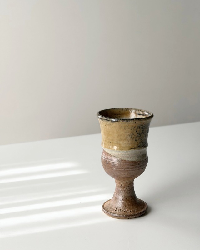 Jean Linard　/　Grès Goblet　琥珀色のゴブレット