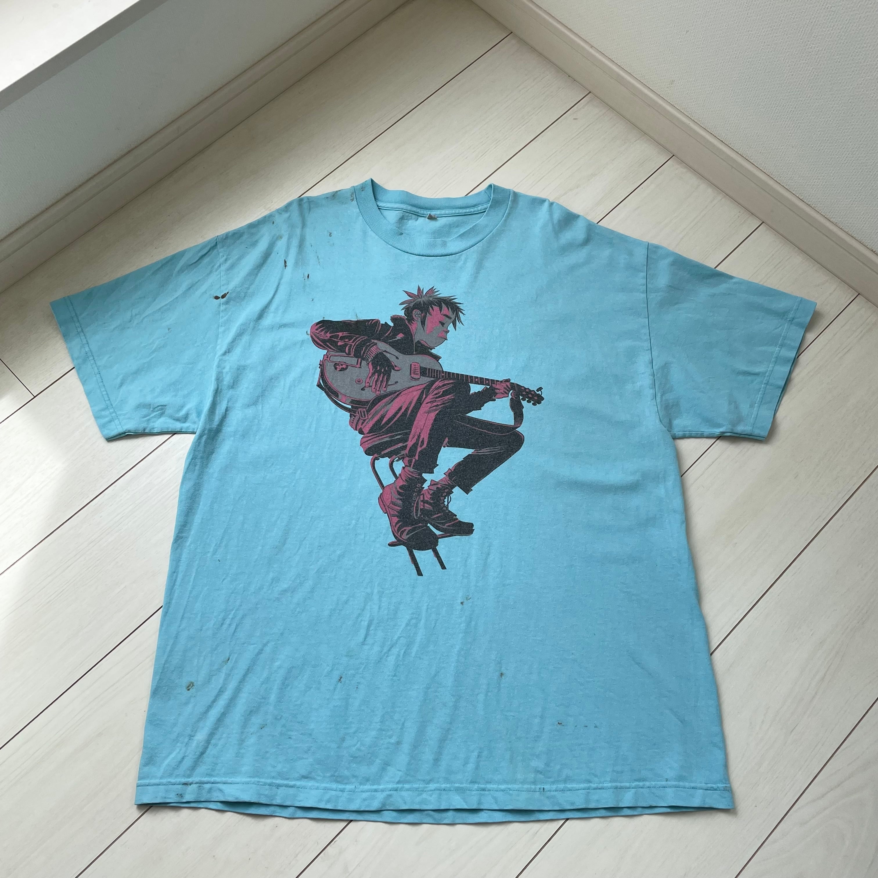 ブラーGORILLAZ 　Tシャツ【Lサイズ】ゴリラズ　ブラー　90s 00s