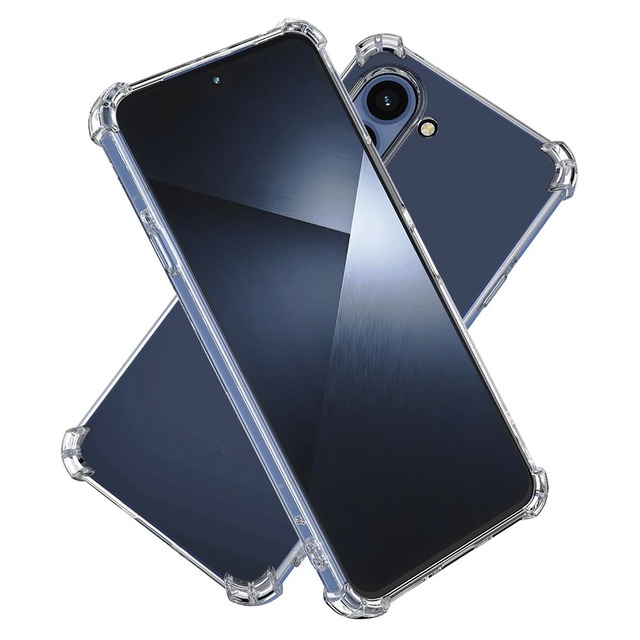 Hy+ arrows Alpha2 対応 F-51G M10 耐衝撃ケース 米軍MIL規格 クリア TPU カバー ストラップホール