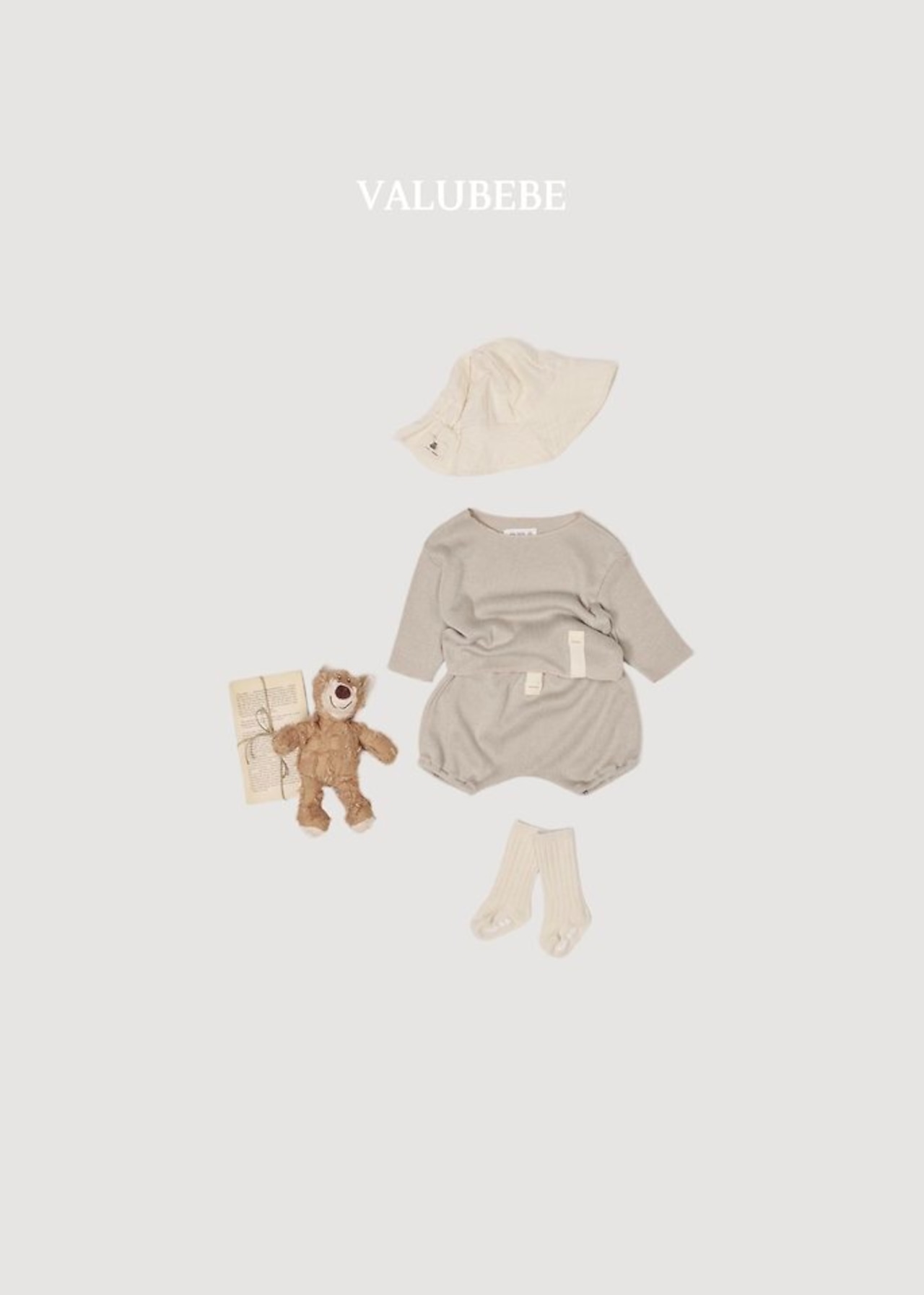韓国子供服 / 26Autumn / 〖取寄〗valubebe / コージー ニット ショートパンツ / ベビー服 / キッズ服 *6M~S*