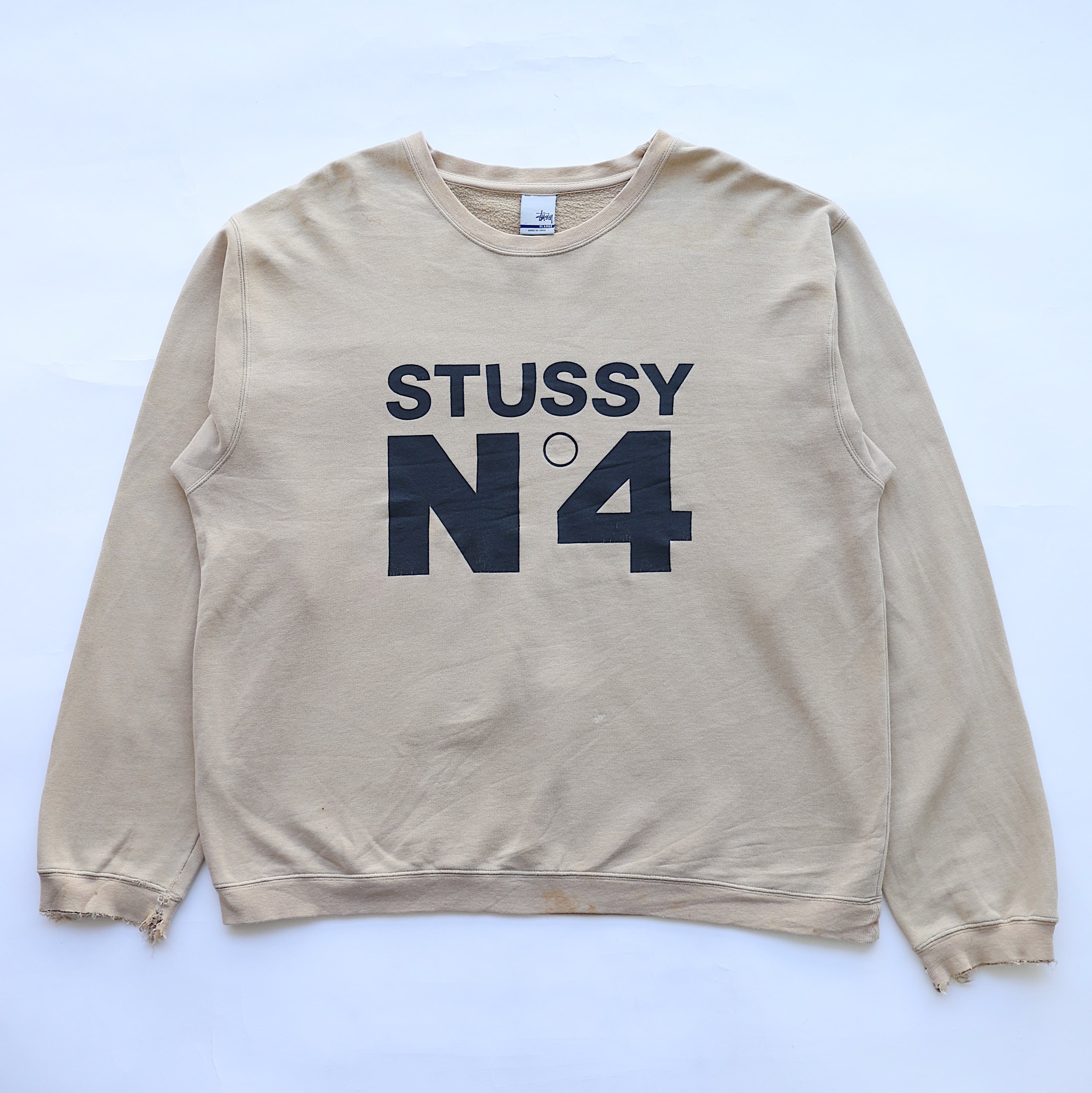 STUSSY N4 LOGO SWEAT SHIRT