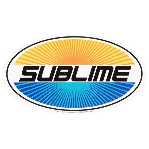 Sublime（サブライム）- Oval ステッカー | 海外オフィシャルバンド