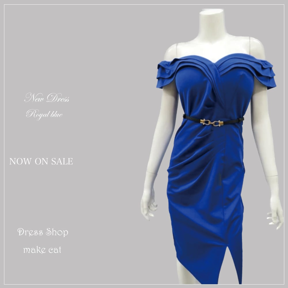 J794【SPECIAL PRICE SALE】【数量限定SALE】【即納】【税込】オフショルダーワンカラードレス/谷間魅せ/タイト/キャバドレス/ミニドレス J794キャバドレス ジュエルズ