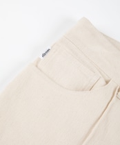 【#Re:room】COTTON TWILL HEM BUTTON TRACK PANTS［REP202］