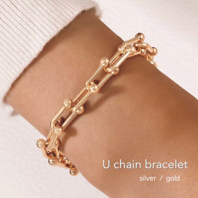 即納 U chain bracelet