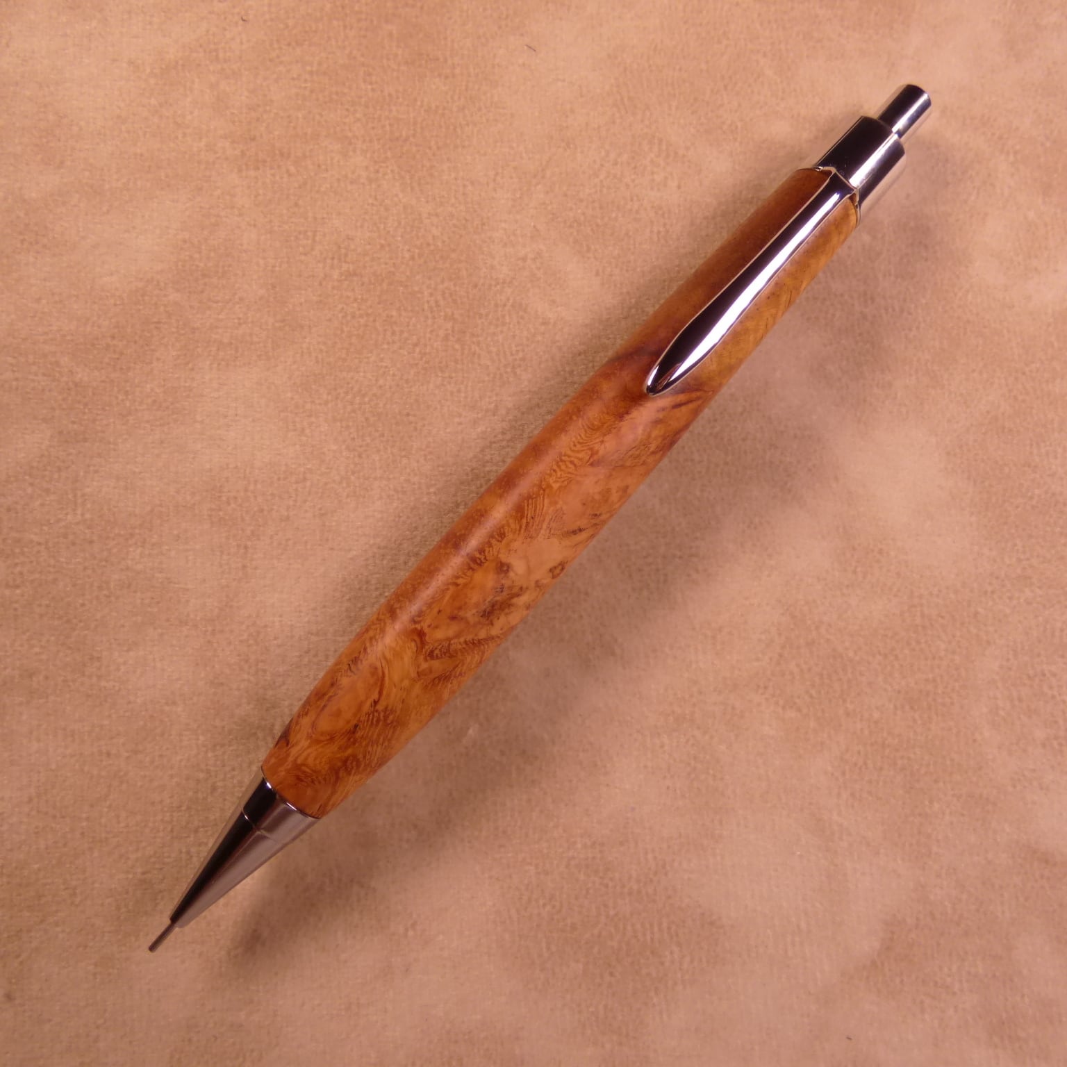 クラフトA MP202 本花カリン瘤紅白 シャープペンシル0.5mm（クラフト 
