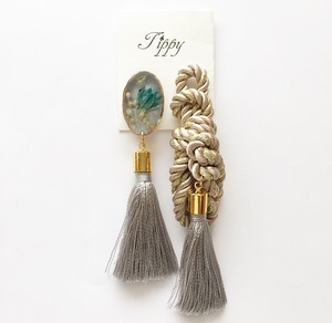 rope tassel pierce / earring