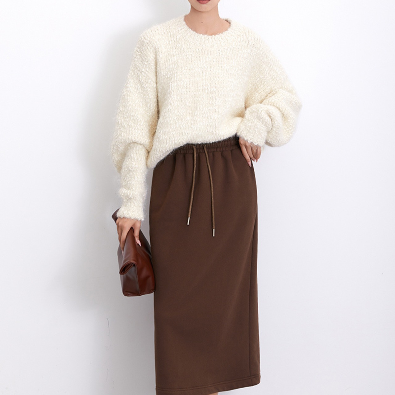 oversized knit T4083