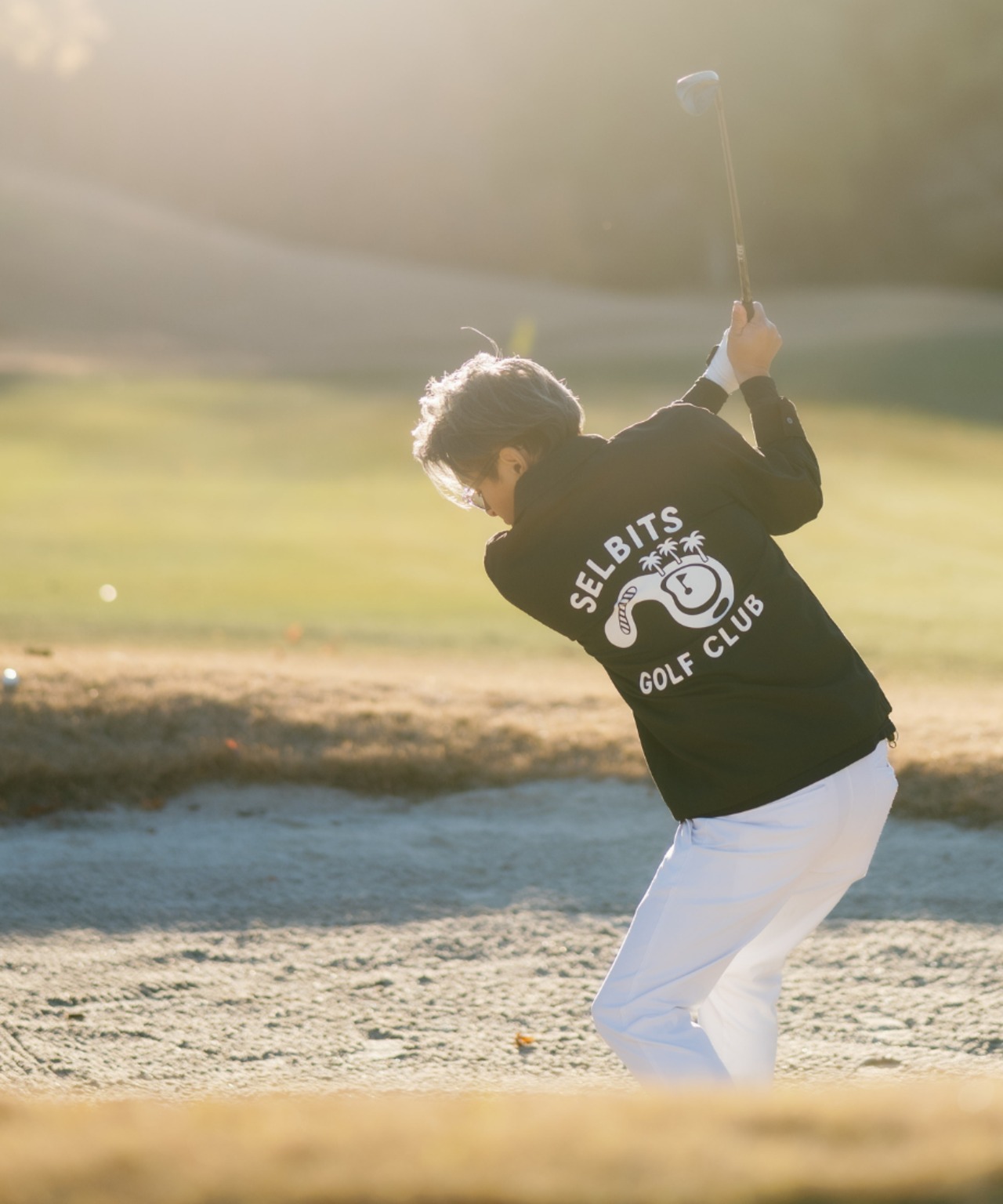 GOLF COURSE COACH JACKET ”black”