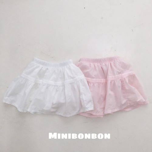 【予約】mini bonbon ティアードスカート
