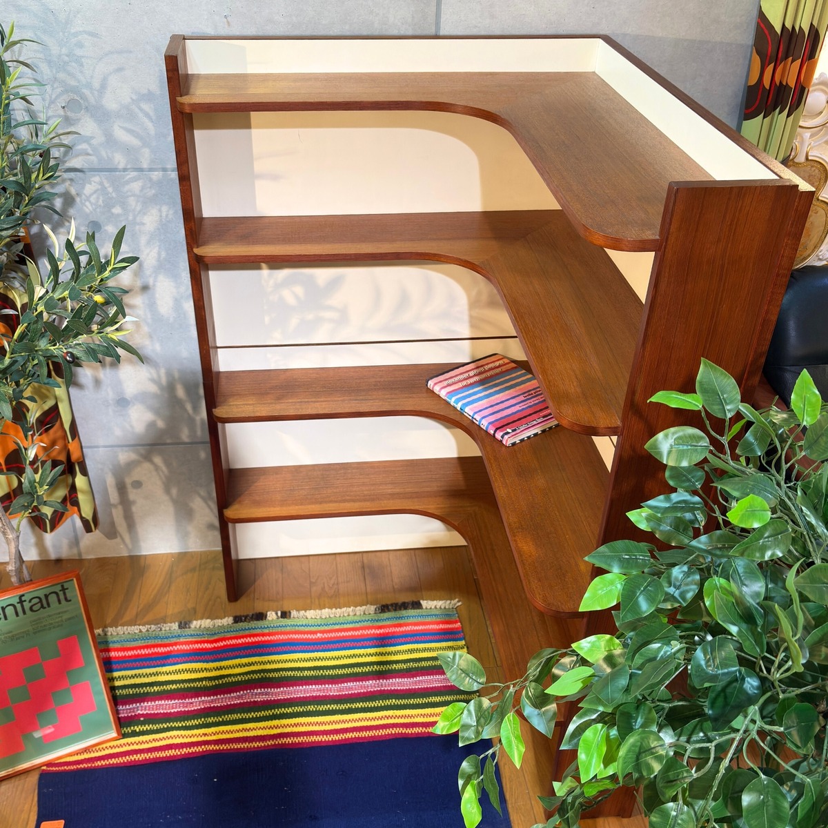【VINTAGE】Modular Corner Shelf Set / モジュラー コーナーシェルフ 2台セット | ARRIVO VINTAGE