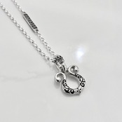 RHYTHMIC HORSESHOE : IVY NECKLACE #1 with GODSIZE® I.D. TAG / リズミックホースシュー・アイビーネックレスゴッドサイズ® I.D.タグ
