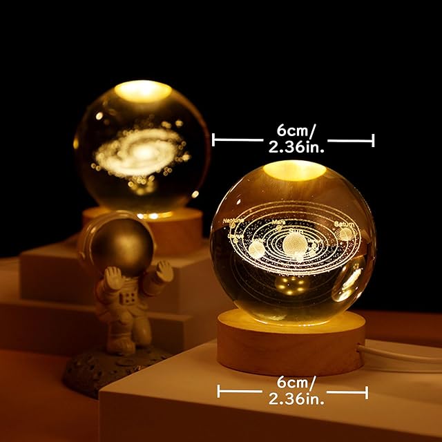 宇宙ガラス 置物 宇宙デザイン ガラスペーパーウェイト 即日発送