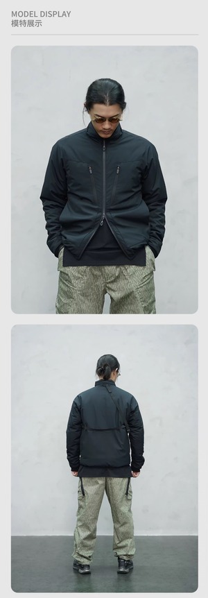 NOSUCISM 2025AW_「循」PRIMALOFT® Silver スタンドカラージャケット4.0