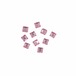 アクリルストーン 15粒 スクエア ストーン 06 ライトローズ  3㎜  四角 ネイルストーン