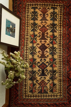 1889-Vintage Baluch rug