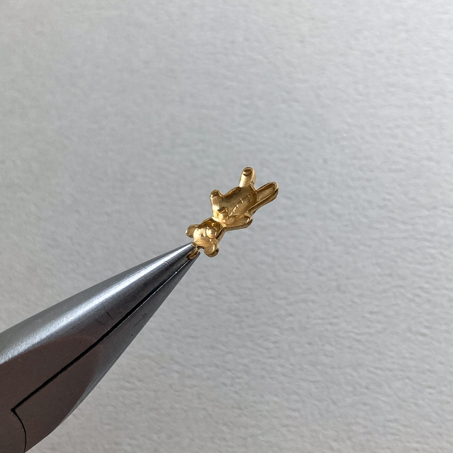 最終入荷〉USA真鍮 ミニテディベアパーツチャーム | PAY ID