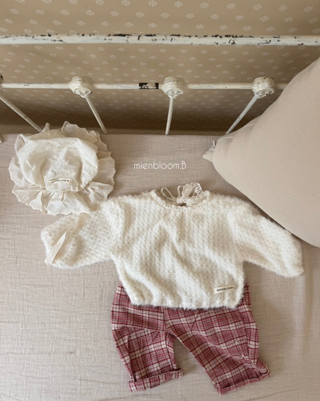 送料無料【予約】/ babyチェックパンツ / mienbloom