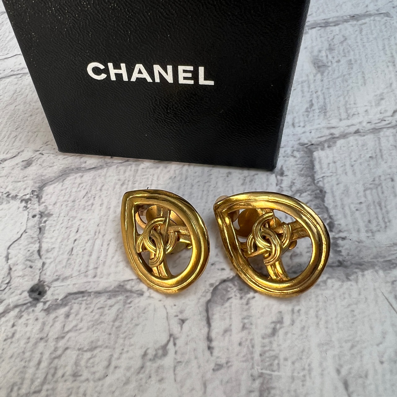 【最終処分SALE】CHANEL シャネル ココマーク コメ有96P   イヤリング ゴールド A-12279