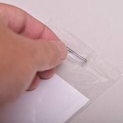 伊藤忠リーテイルリンク OPP袋 テープ付き (フタ付) 透明 封筒 包装 ラッピング 袋 厚さ0.03mm 【チケット類用】 100枚入