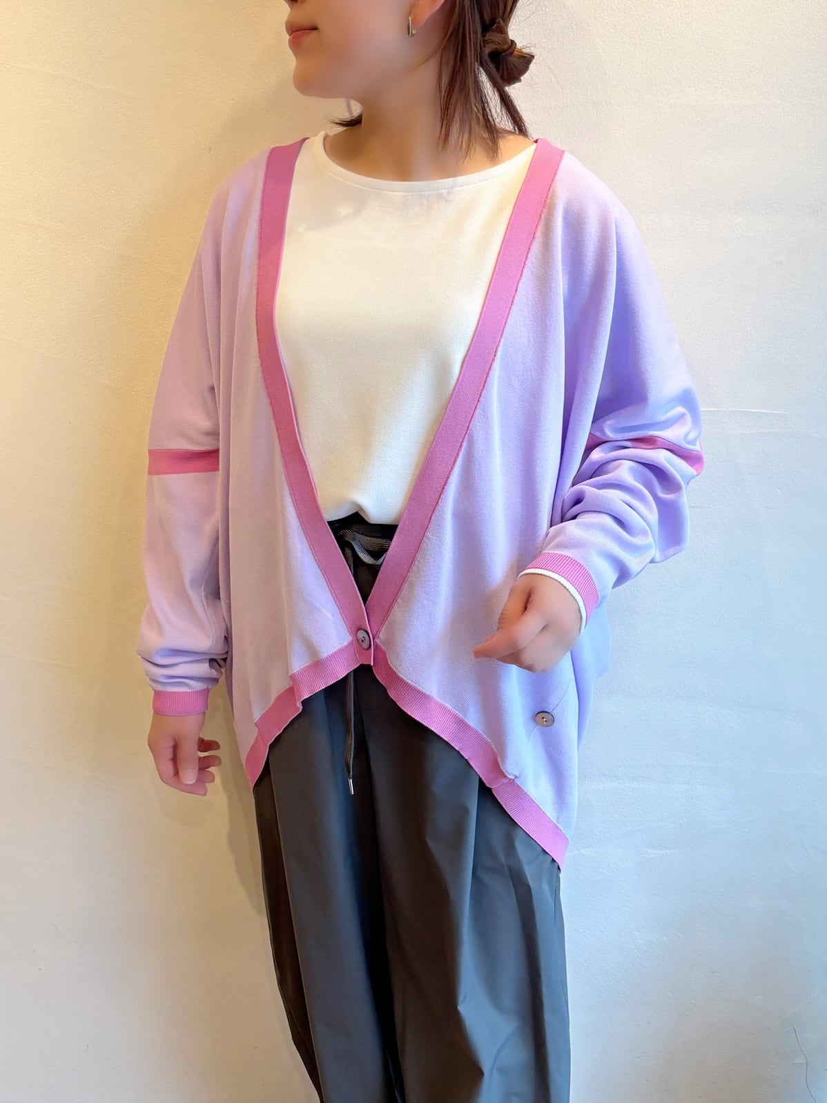 【未使用✨タグ付き】レリル　ハイテク　ボレロ　カーディガン　3way バイカラー 未使用✨タグ付き】レリル ハイテク ボレロ カーディガン 3way バイ