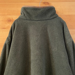 【Woolrich】ハーフスナップ フリースジャケット プルオーバー XL アメリカ古着