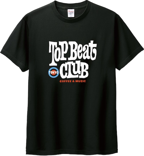 TOP BEAT CLUB ロゴ Tシャツ ブラック