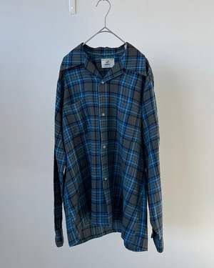 -Van Heusen- Vintage 60s M Check Shirt