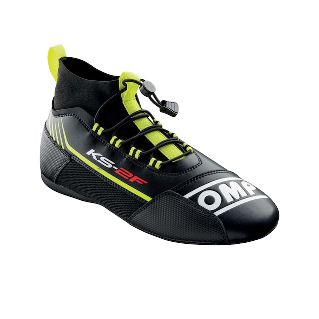 KC0-0830-A01#178 KS-2F SHOES Black/fluo yellow