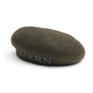 Wool needlework beret by CA4LA -Khaki