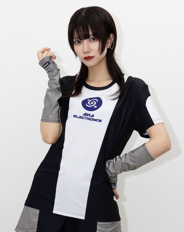 Short sleeve topgear:Trance【BLACK】 ／AIKA ELECTRONICS