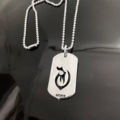 GODSIZE® I.D. TAG #2 PENDANT / ゴッドサイズ® I.D.タグ#2ペンダント