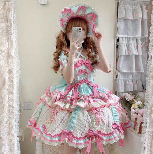 ゆめかわ♡ミントアイスクリームワンピース　wanpi112