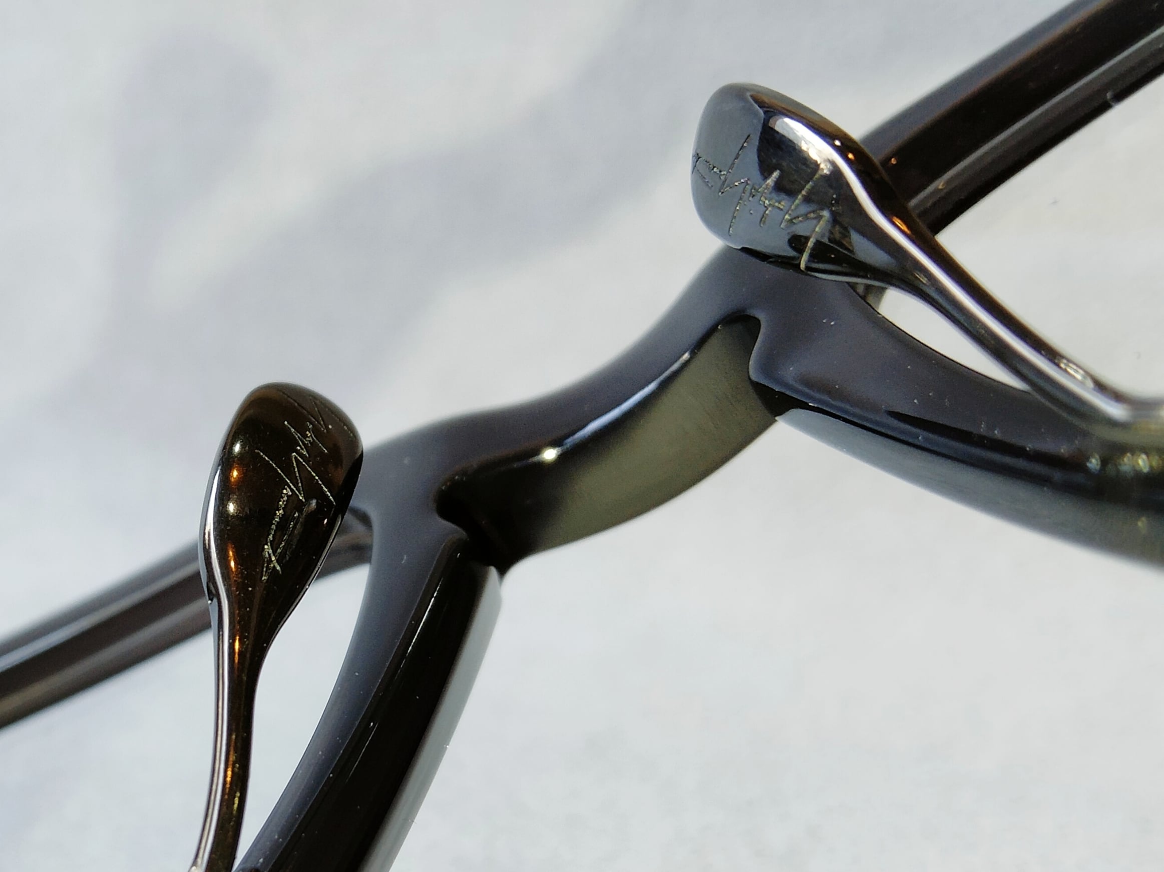 YOHJI YAMAMOTO (ヨウジヤマモト) EYEWEAR『19-0085/1.CLEAR BLACK