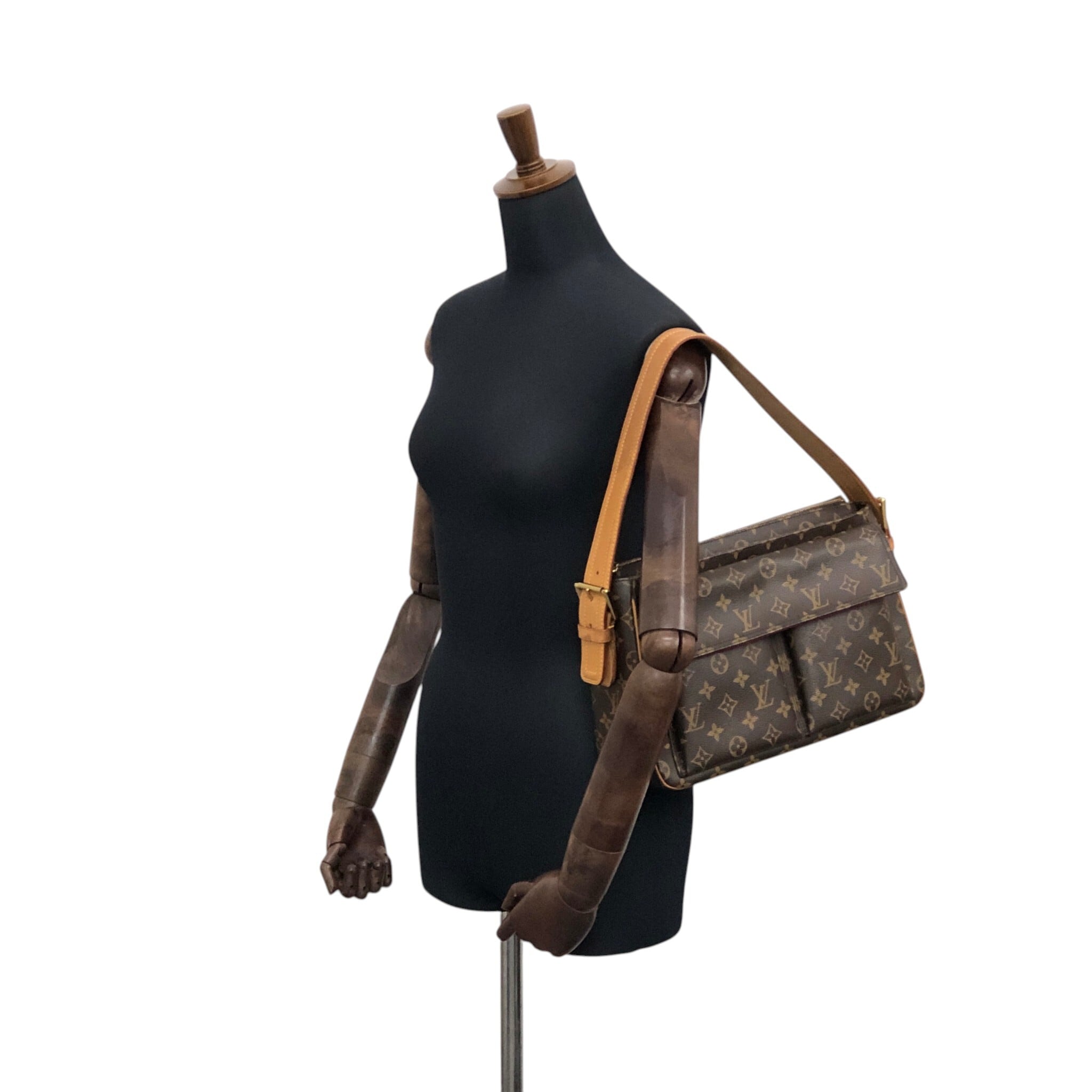 LOUIS VUITTON ルイヴィトン モノグラム ショルダーバッグ ブラウン