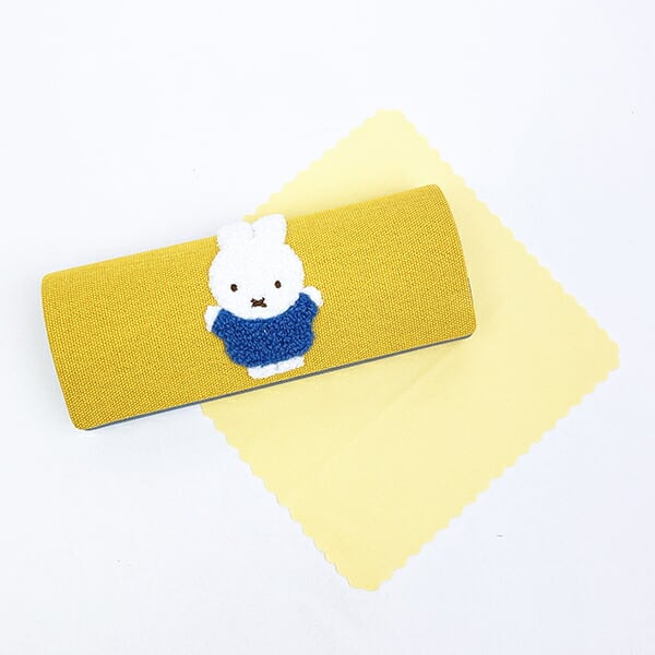 ミッフィー miffy 眼鏡ケース イエロー カラフルサガラ | キャラクター