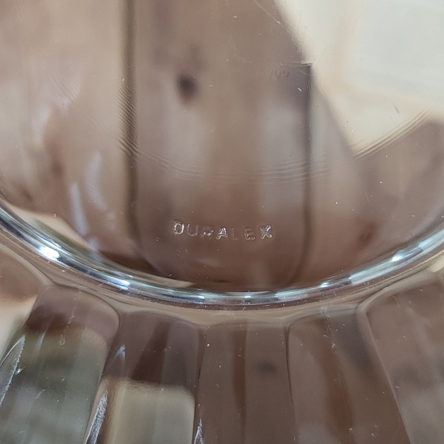 Duralex ⁡ヴィンテージ ガラスデザート皿