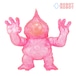 Radio active uppercut clear × Grody Shogun Presents (clear pink) ソフビ フィギュア (76)
