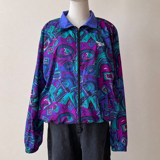 Reebok 90s Print pattern Nylon Jacket W188