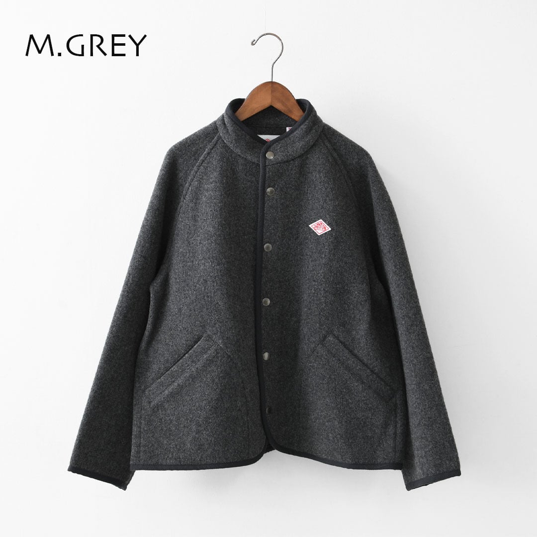 DANTON [ダントン] W WOOL LIGHT PILE STANDCOLLAR JACKET [DT