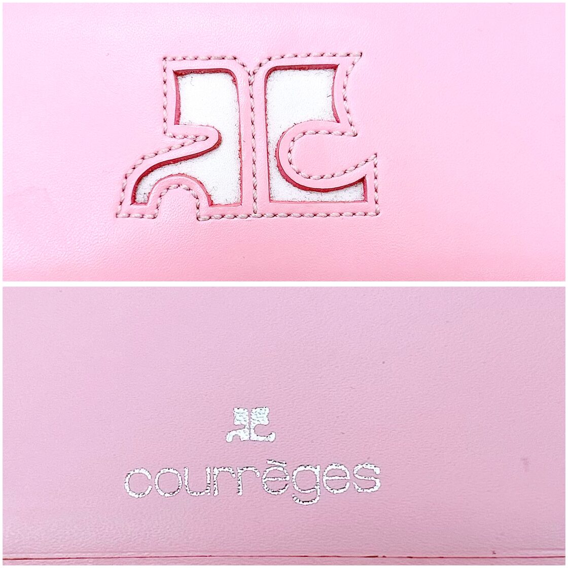 クレージュ 財布 ピンク 三つ折り財布 ヴィンテージ Courreges | Pay ID
