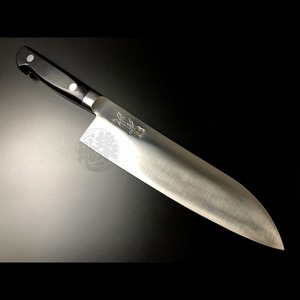 有次 包丁 三徳 165mm 日本製 S合金鋼 Aritsugu 黒木柄 名入れ 築地 送料無料