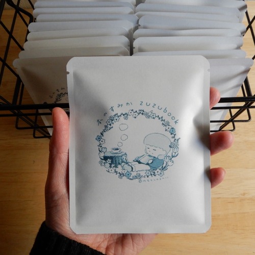 オリジナルドリップバッグコーヒー「ひと休みブレンド」（本のすみか × zuzubook）