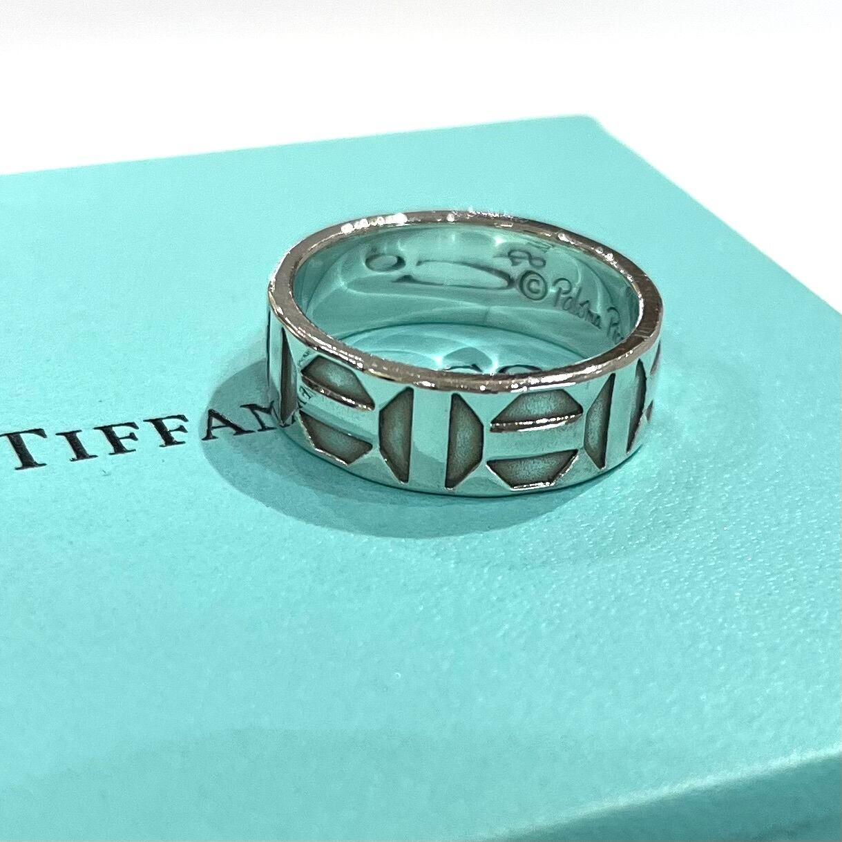 Tiffany Paroma 18号 58 シルバー 希少【TIFFANY&CO】2060パロマ・ピカソ ゼリージュリング 指輪18号