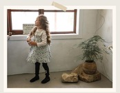 韓国子供服 / 26winter / puella FLO / サフランワンピース / キッズ / 冬服 *90~140*
