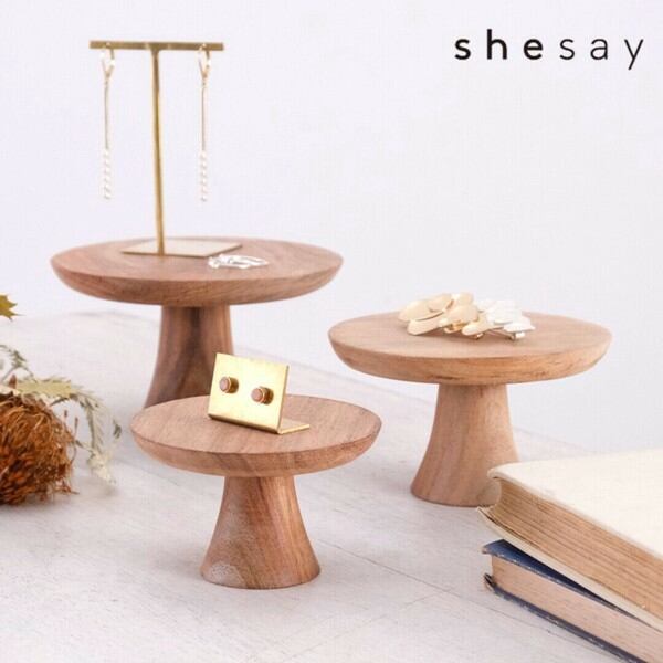 木製のスモールコンポート(3サイズ)/アカシア ディスプレイ / 店舗什器