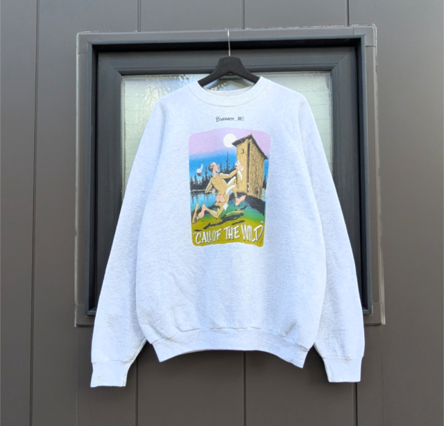 90s  call of the wild  design sweat 小岩店
