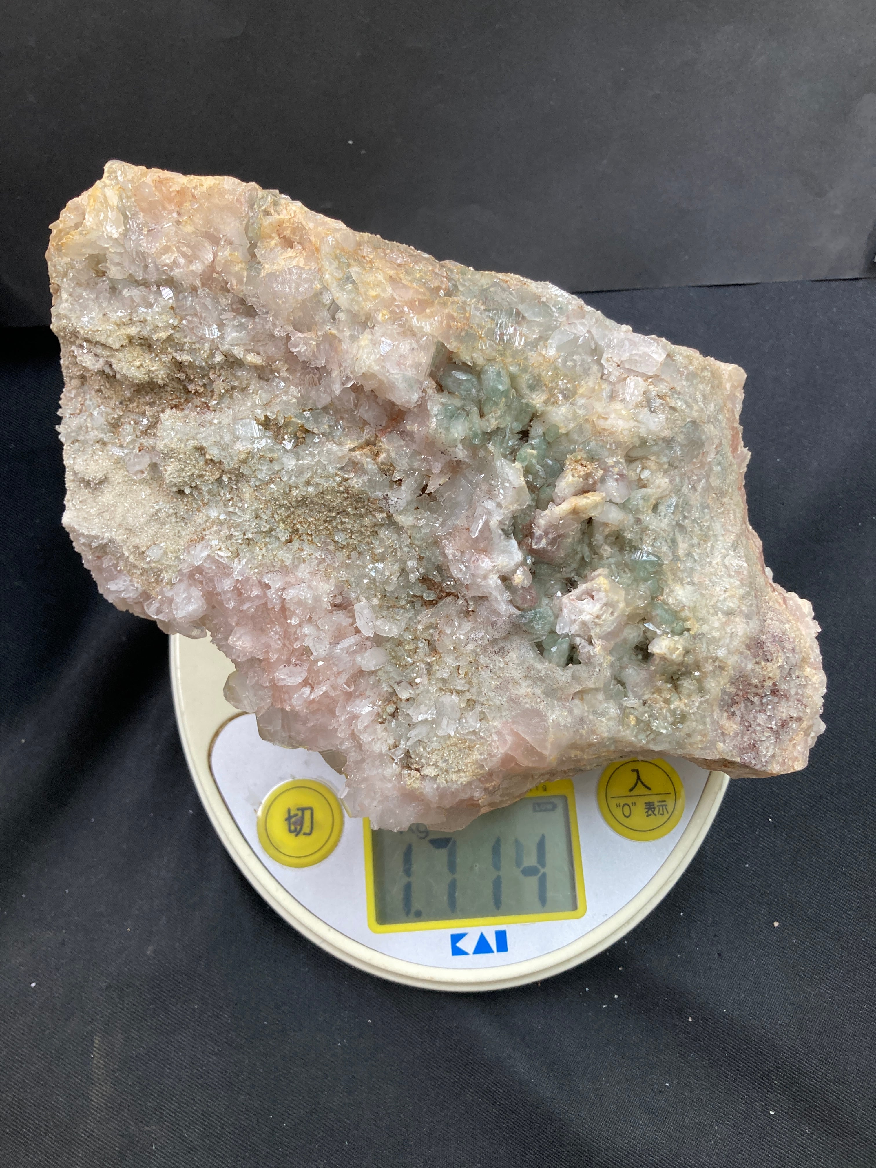 E32518】ヒマラヤ水晶 サマディピンク ヒマラヤ産 マニカラン産 水晶